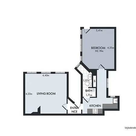 Appartement Sanders Central - Petite One-bedroom In The Middle Of It All Kopenhagen